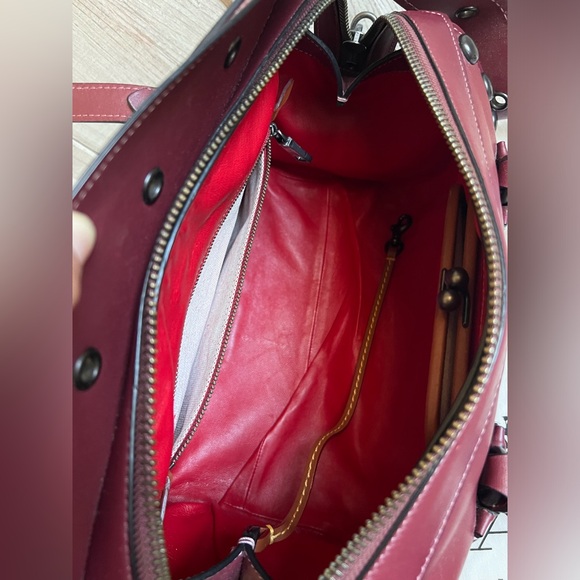 COACH 1941 Badlands Satchel With Western Rivets - Picture 7 of 16